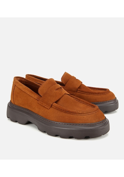Hotiç Erkek Süet Deri Taba Kalın Tabanlı Günlük Loafer 02ayh313930a370 02ayh313930a370 Taba