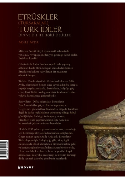 Etrüskler Türk İdiler - Din ve Dil ile ilgili Deliller - Adile Ayda - Boyut Yayın Grubu