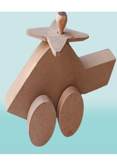 Hobi Adn Dekoratif Oyuncak Helikopter Çam Ağacı Model El Yapım