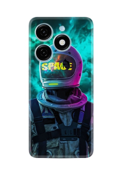 Tecno Spark 20 Spark 20c Kılıf Desenli Silikon Platinium Series Space 1854