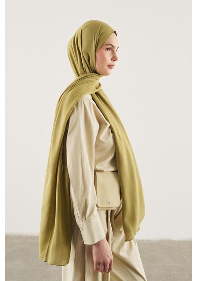 Defacto Fresh Scarfs X Defacto Premium Zümrüt Keten I1758ax26smgn2 Yeşil-gn2