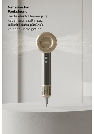 Shd 1727 1600w Bldc Saç Kurutma Makinesi Gri Sessiz Ve Hızlı Kurutma