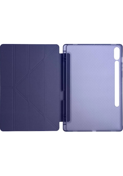 Samsung Uyumlu Galaxy Tab S10 Fe+ Plus Kılıf Kalem Bölmeli Trifolding Case X620 X626 Kapaklı