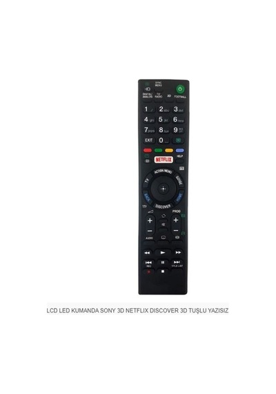Sony 3d Rm-l 1275 Netflıx Li Kumanda Kk9880