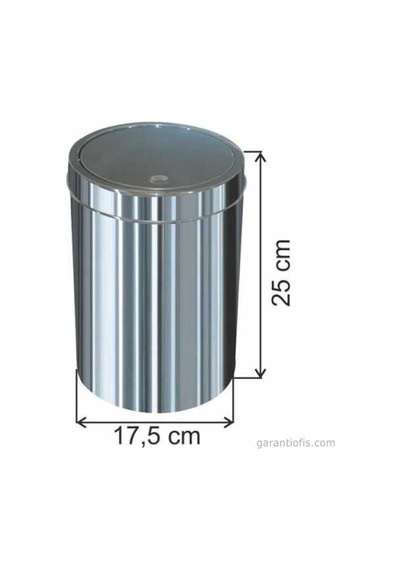Dokunmatik 1320 Model Çöp Kovası 5 Litre-itme Kapaklı
