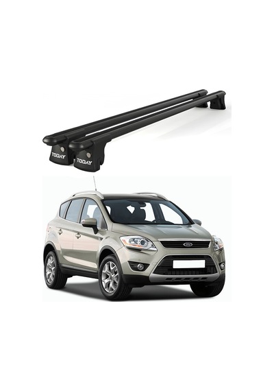 Trio-ı Ford Kuga 2008-2012 Uyumlu Siyah Kilitli Ara Atkı 120cm Port Bagaj Tavan Barı