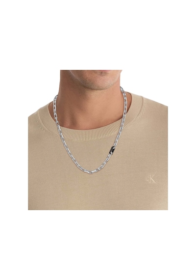 Calvin Klein Ckj35100067 Erkek Kolye Metalik Gri