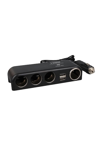Olesson 1525 12-24v Çift Usb'lı 120w 80cm Kablolu 4'lü Araç Çakmak Çoklayıcı