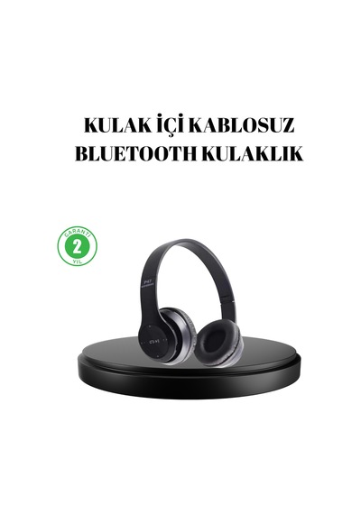 Bluetooth 5.0 Kablosuz Kulaklık Extra Bass, Tf Kart Desteği, 3.5mm Aux Girişli