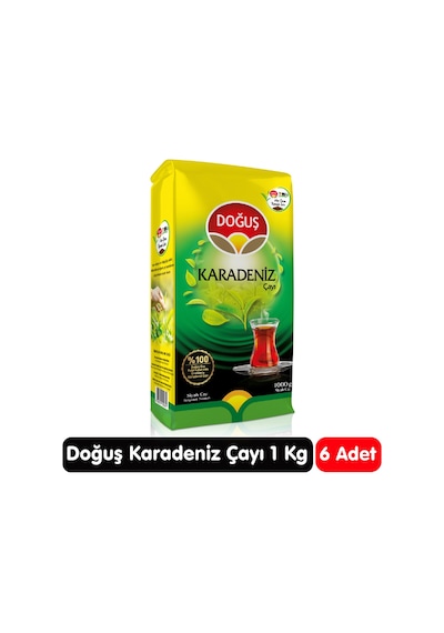 Doğuş Karadeniz Çayı 1 Kg 6 Paket