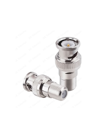 BNC Erkek - F Dişi RF Koaksiyel RG6 RG59 CCTV Konnektör