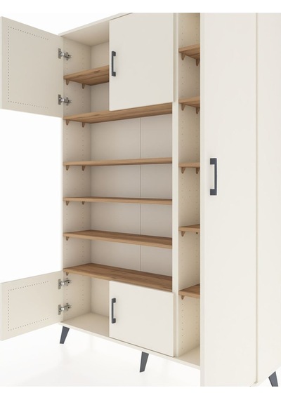 Arges Dolap 11 Raflı 5 Kapaklı 132x30x195 Aytaşı-aytaşı/çam Aytaşı Arges Dolap 11 Raflı 5 Kapaklı 132x30x195 Aytaşı-aytaşı/çam Aytaşı