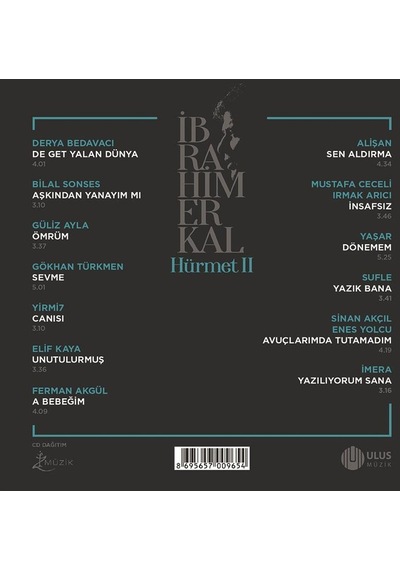 İbrahim Erkal - Hürmet Vol:2 Cd