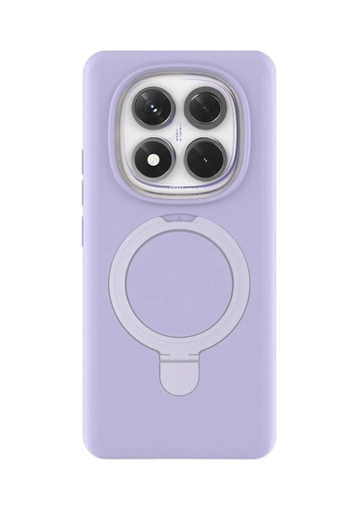 Xiaomi Redmi Note 14 Pro 4g Regal Magsafe Standlı Kapak - Lila 0.2M-Çok Renkli
