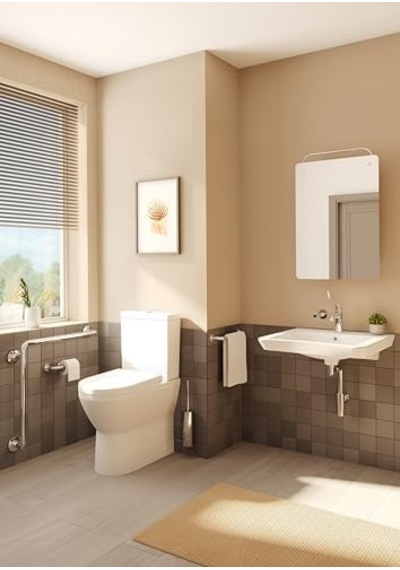 Arkitekta A44276 Uzun Havluluk 330 Mm , Krom Siyah