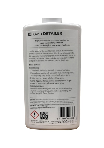 Autoglym Rapid Detailer Hızlı Cila Seramik Görünüm 500 Ml