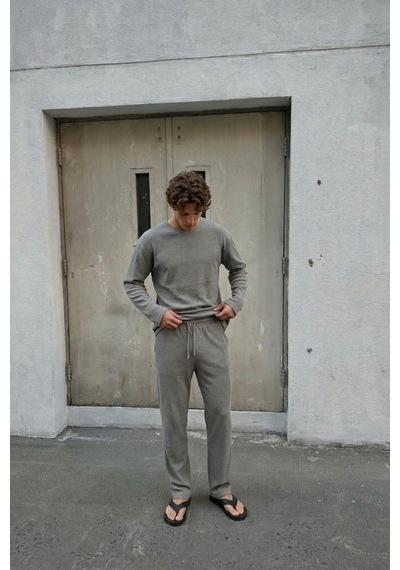 Vamos Fitilli Baggy Fit Pantolon Gri
