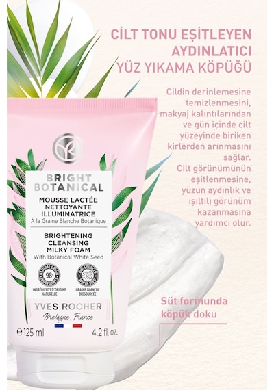 Yves Rocher Bright Botanical Brightening Cleansing Milky Foam 125 ML