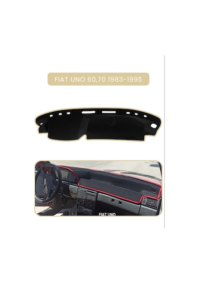 Fıat Uno 60,70 1983-1995 Modellerine Uyguntorpido Koruma Halısı Bej Kenar