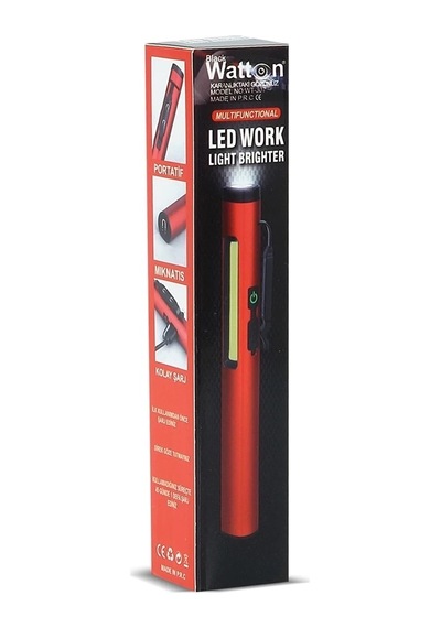 Hubrendy Kargo Şarjlı Mıknatıslı Çalışma Lambası Cep Feneri Wt-307-s