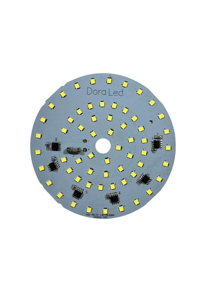 220volt 50watt Smd 2835 Ledli Led Modül Beyaz 10mm Delik Çaplı 220v 50w Avize Ledi 100mm
