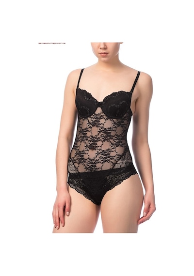 Nbb 4528 Kadın Sütyen Kaplı Dantel Babydoll