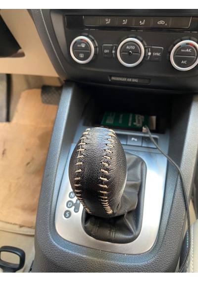 Clio Otomatik Vites Topuzu Kılıfı ,Hakiki Deri El Yapımı