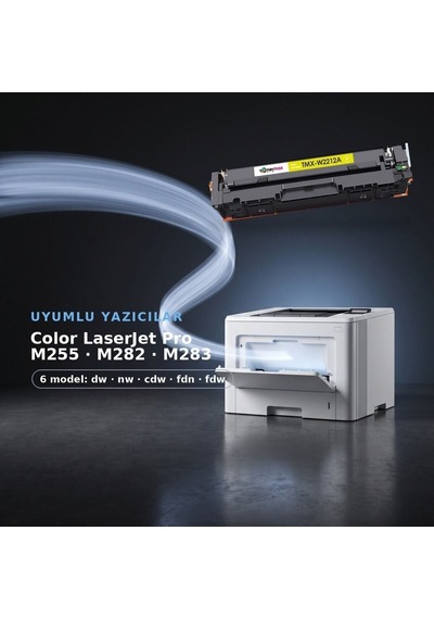 Hp Color Laserjet Pro Mfp M282nw Uyumlu  Toner Çipli W2212a Sarı