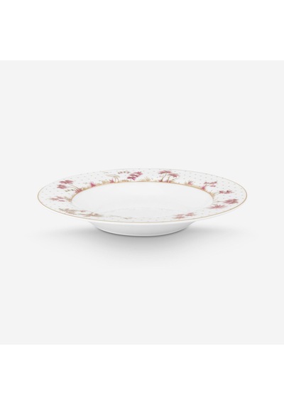 Beyaz Porselen Çukur Tabak 21,5 Cm