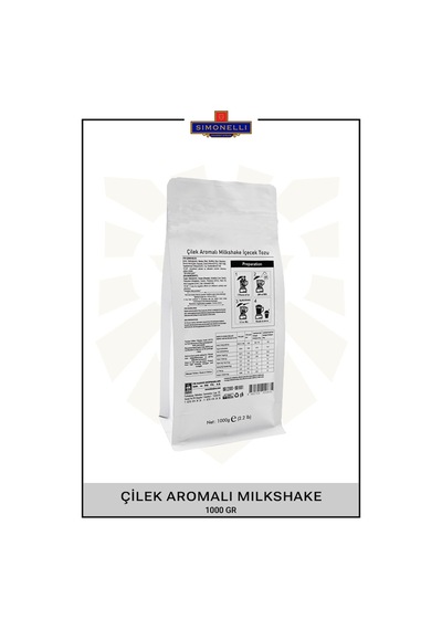 Simonelli Milkshake Çilek Aromalı 1 KG