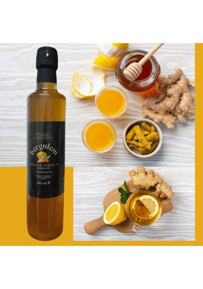 Bergulem Doğal Zencefil Zerdeçal Sirkesi 500 ML