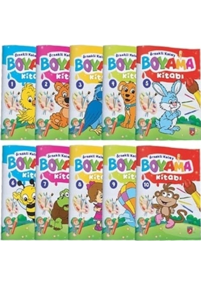Kolay Örnekli Boyama 10 Kitap