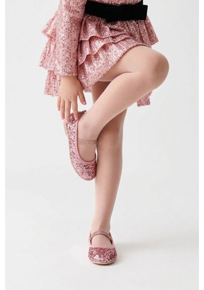 Le Mabelle Pembe Kız Çocuk Muz Külotlu Çorap Pembe