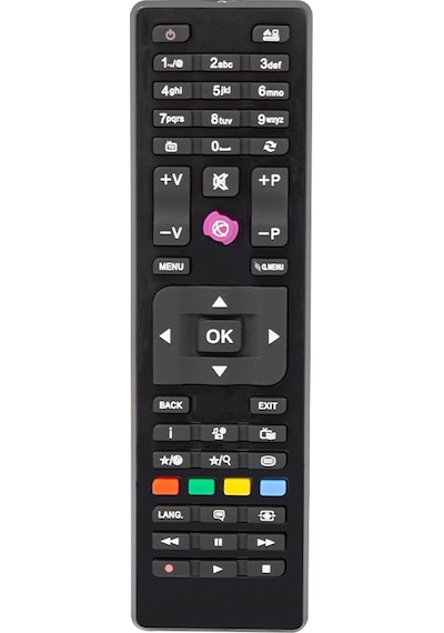 Vestel Uyumlu-SEG-REGAL KARE GÖBEK MİNİ LCD-LED TV KUMANDA