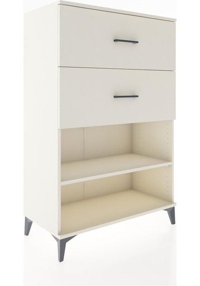 Hyperion Dolap Tek Raflı 2 Çekmeceli 88x44x134 Aytaşı-aytaşı Aytaşı