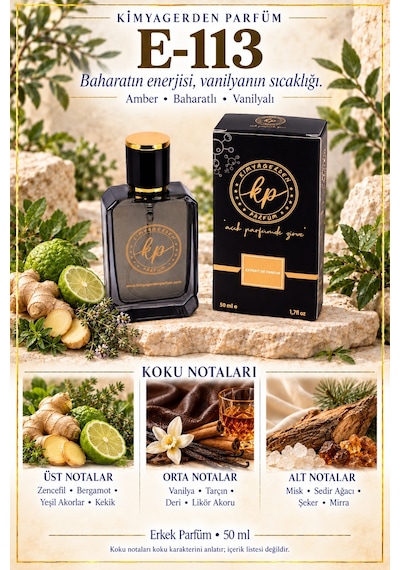 KP E-113 Erkek Parfüm EDP 50 ML
