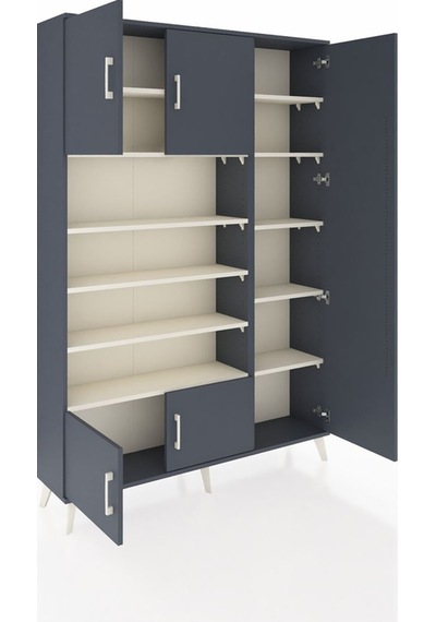 Arges Dolap 11 Raflı 5 Kapaklı 132x30x195 Antrasit-antrasit/a... Antrasit Arges Dolap 11 Raflı 5 Kapaklı 132x30x195 Antrasit-antrasit/a... Antrasit