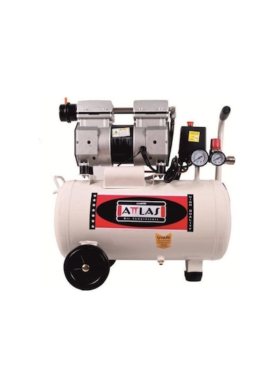 Attlas SC1050 J Sessiz Yağsız Monofaze Hava Kompresörü 1 HP 8 Bar 50 L - A0302036
