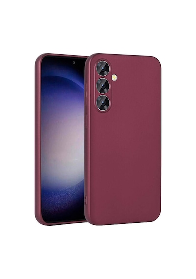 Zore Galaxy S23 Fe Uyumlu Ogaa Premier Silikon Kılıf-mürdüm