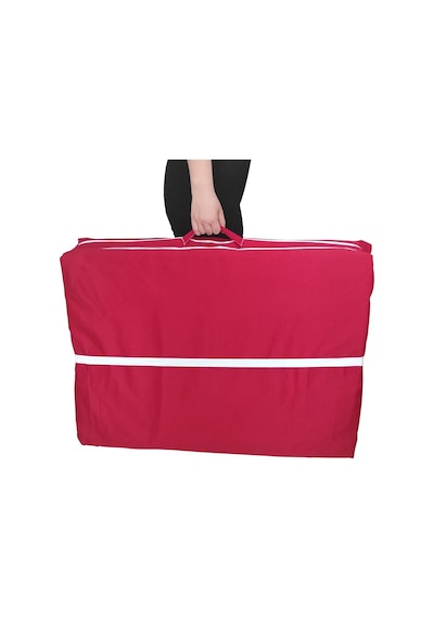 Viphomeconceptltd Tek Kişilik Katlanır Yer Yatağı Sünger Yatak Kırmızı 80X180 Cm
