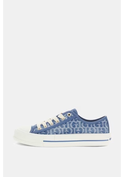 Guess Carey Kadın Sneaker Ayakkabı Fltc3yfal12 Mavi