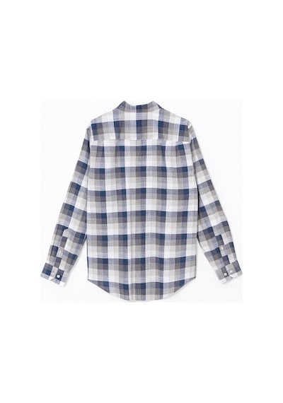 Lcwaıkıkı Classic Bej Regular Fit Uzun Kollu Ekose Poplin Erkek Gömlek