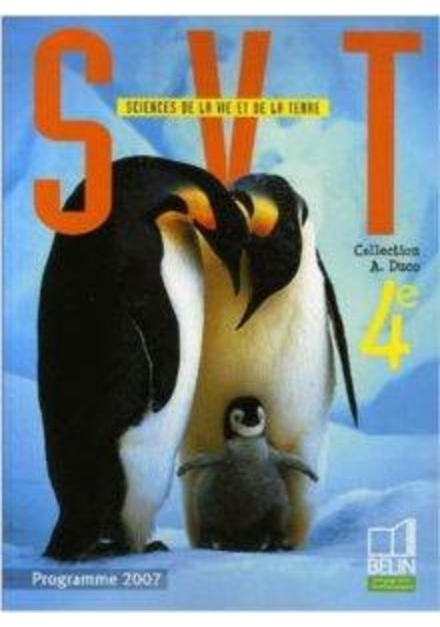 Svt 4E 2007 Eleve Programme 2007