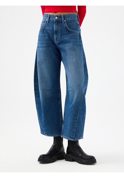 Barrel Regular Fit Kadın Pantolon Denim