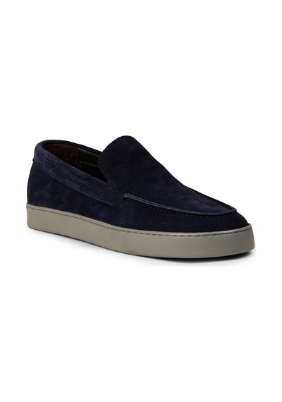 Deery Erkek Hakiki Süet Lacivert Loafer Ayakkabı - 01993mlcvc01 Lacivert