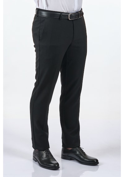 Ecer Duble Paça Siyah Erkek Pantolon 18186220 001