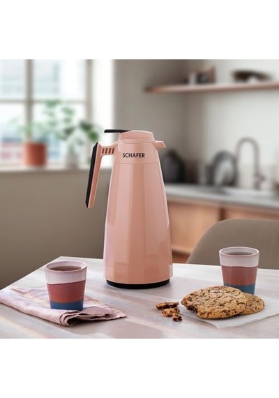 Kitchenhouse Impact Termos 1,5 L-pudra Açık Beyaz