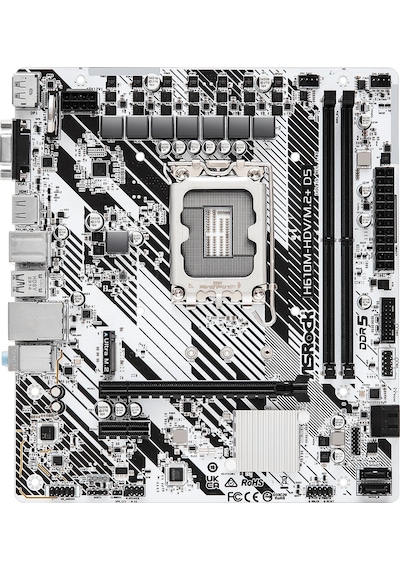Asrock H610m-hdv M.2+ D5 5600mhz Ddr5 Soket 1700 M.2 Usb 3.2 Hdmı Matx Anakart H610m-hdv M.2+ D5