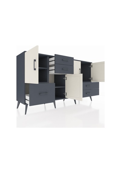 Kronos Konsol 4 Raflı 5 Çekmeceli 4 Kapaklı 176x59x99 Antrasit-ay Antrasit-aytaşı/antrasit Kronos Konsol 4 Raflı 5 Çekmeceli 4 Kapaklı 176x59x99 Antrasit-ay Antrasit-aytaşı/antrasit