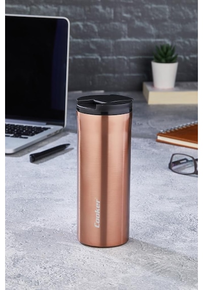Cooker Çelik Termos Bardak 400 ML Rose Ckr2041